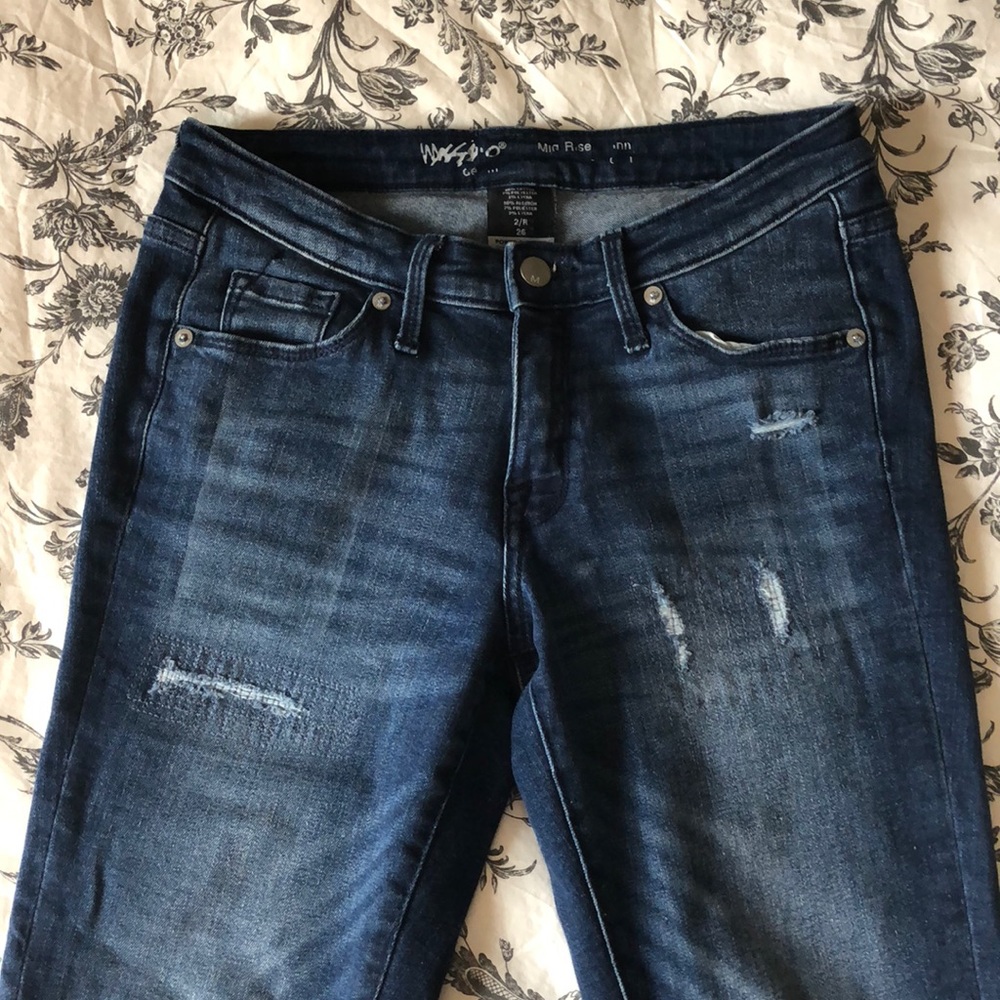 🌸Mid Rise Denim Jegging skinny leg